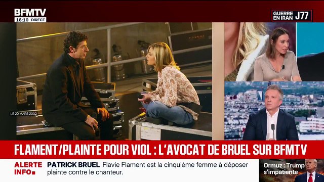 L'avocat de Patrick Bruel explique que le chanteur dément les accusations de Flavie Flament : “Des faits qui ne se sont pas passés et que Patrick Bruel conteste formellement”