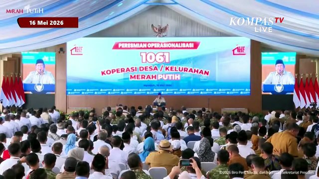 [FULL] Presiden Prabowo Resmikan 1.061 Koperasi Desa Merah Putih di Nganjuk, Jatim
