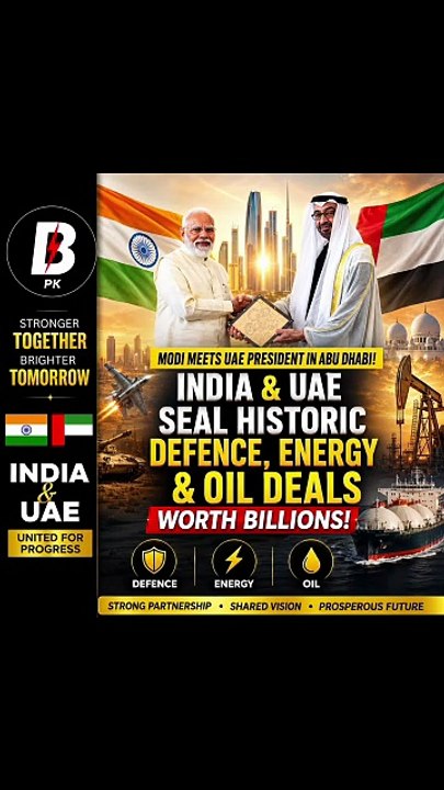 India signs agreements with UAE on defence, energy during Modi visit