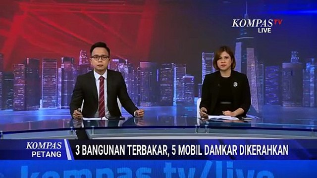 Ngeri! Tiga Bangunan di Bekasi Hangus Terbakar, 5 Mobil Damkar Dikerahkan | KOMPAS PETANG