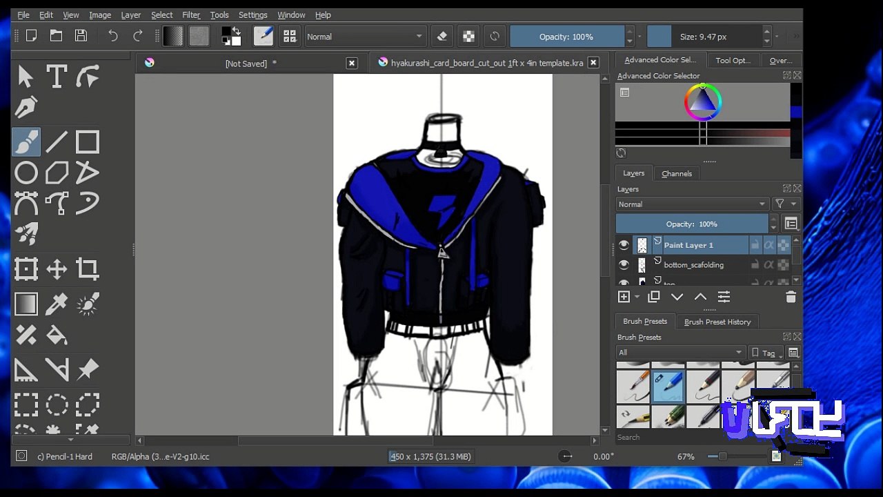 [Boxcutter/カッター]Working on Free Standee Idea[YORUV]