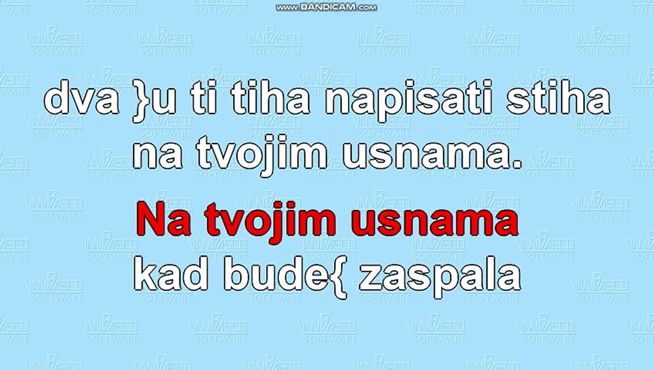 Galija - Na tvojim usnama - KARAOKE