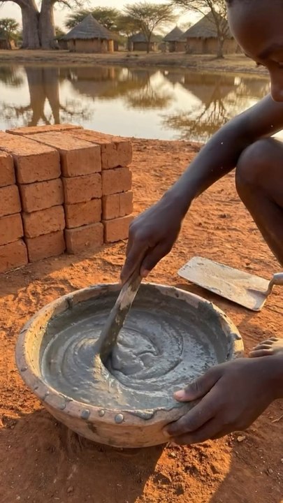Boy Transforms Bricks Into Outdoor Stove 🔥