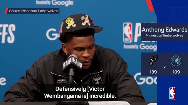 'He's incredible' - Timberwolves stars with high praise for Wembanyama