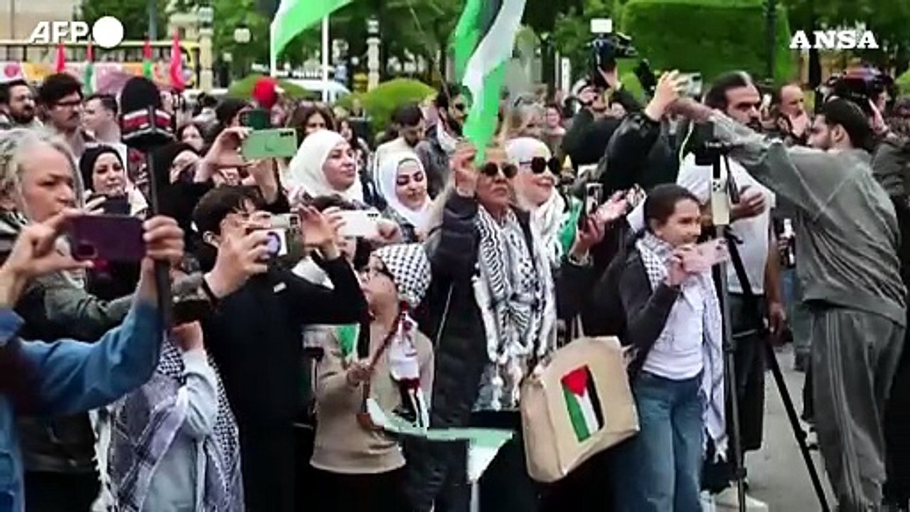Eurovision, nuova protesta a Vienna contro la p...