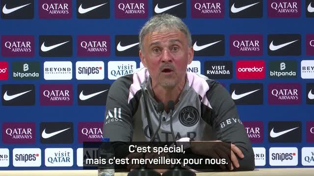 PSG - Luis Enrique : "Un match spécial pour les deux équipes"