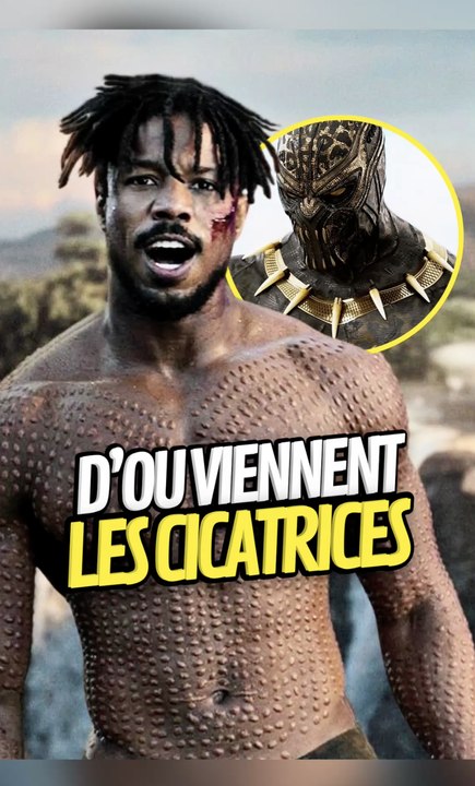 La signification des cicatrices sur le corps de Killmonger ? #blackpanther #killmonger #marvel #onregardequoi #avengers