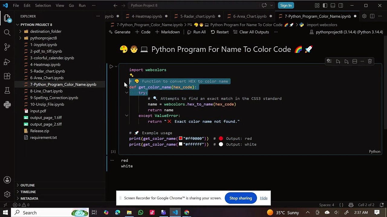 Build a Color Name Detector in Python 🎨 _ Python Project_3