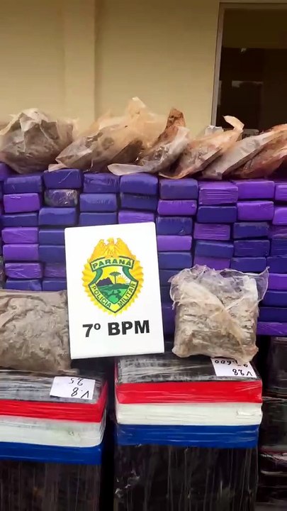 Motorista é preso com 610 kg de maconha na PR-323 em Tapejara