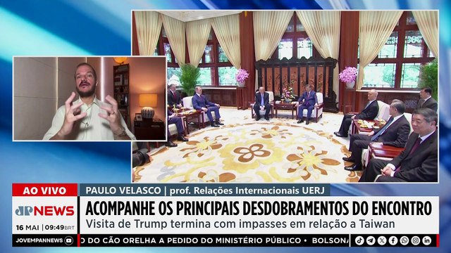 Encontro entre Trump e Xi Jinping expõe impasses sobre IA e Taiwan; professor repercute
