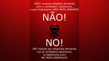 o puro Satanismo NÃO MATA ANIMAIS! / el satanismo puro NO MATA ANIMALES! #satanás #satán #satanismo