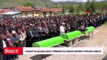 Yozgat'ta kazada ölen 2 öğrenci ile servis şoförü toprağa verildi
