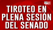 Tremendo tiroteo en plena sesión del Senado causa terror y desconcierto