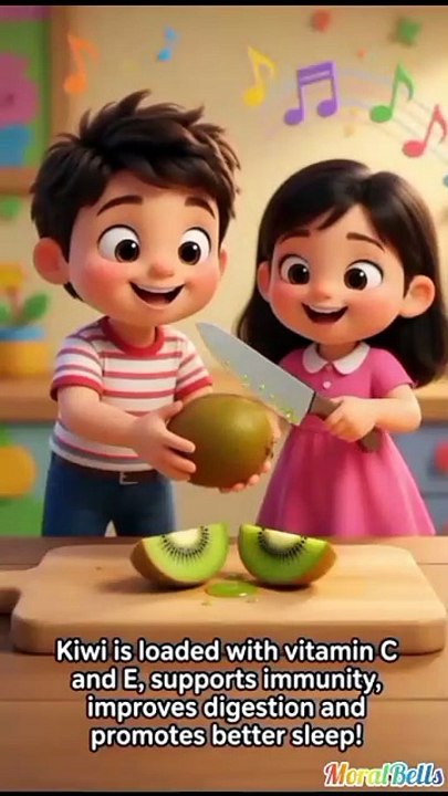 👉 "Kiwi Fruit for Kids 🥝 | Learn Kiwi Name & Colour | Fruits Learning Shorts"
