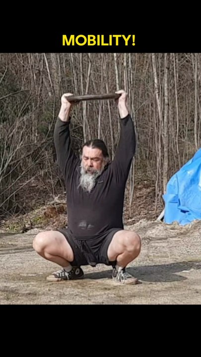 Overhead Duckwalks 75lb!