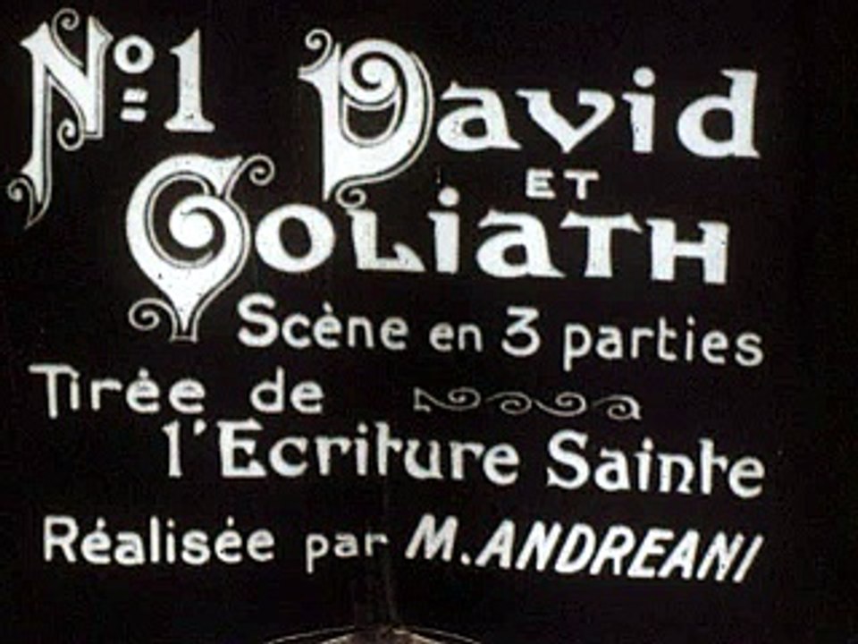 David et Goliath 1910 VF INÉDIT