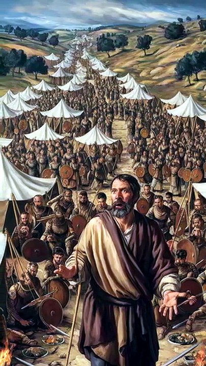 Gideon Facing an Army with Only 300 Men