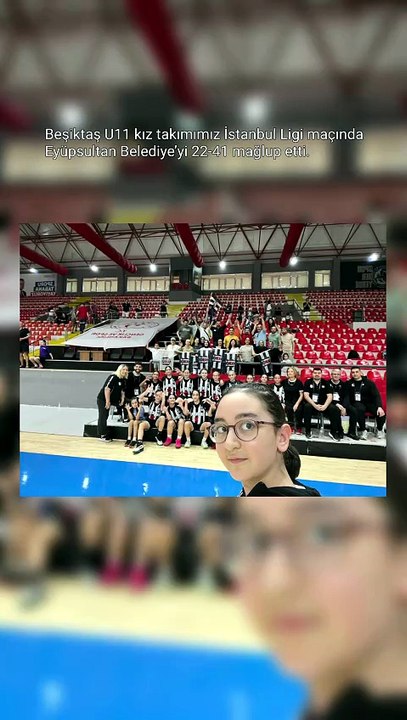 Beşiktaş U11 kız takımımız İstanbul Ligi maçında Eyüpsultan Belediye’yi 22-41 mağlup etti.