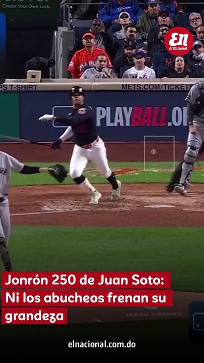 Juan Soto conecta su jonrón 250 de por vida ante la tormenta del Citi Field