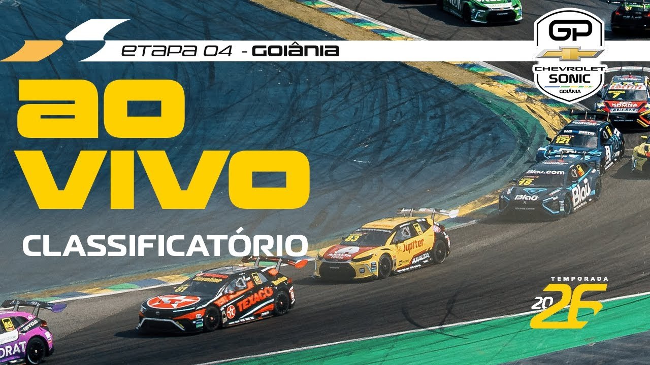AO VIVO | Treino Classificatório | Stock Car Pro Series — Etapa 4 Goiânia | GP Chevrolet Sonic