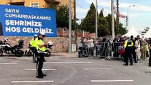 Cumhurbaşkanı Erdoğan’ın Kocaeli Stadyumu’na geçiş güzergahında hareketlilik başladı