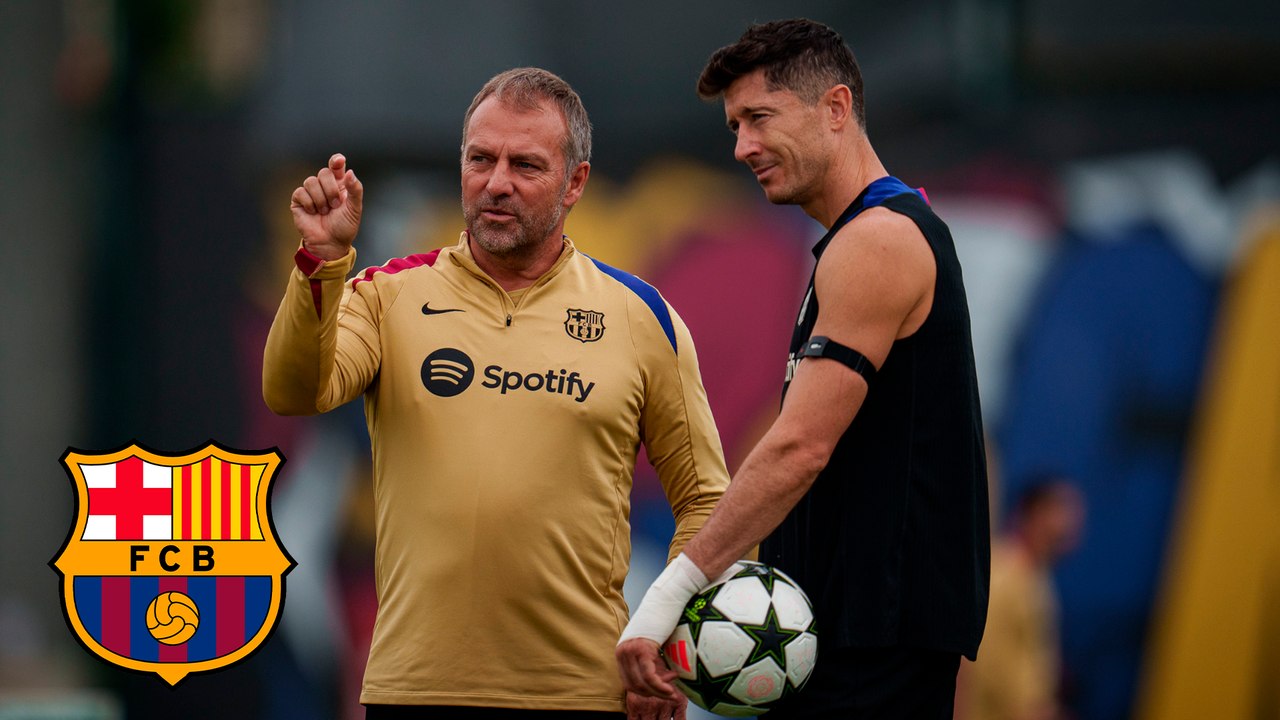 Lewandowski se despide del Barcelona y Hansi Flick lo llena de elogios: "Es un ejemplo a seguir"