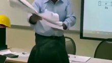 🏗️⚠️ Un profesor se viralizó en redes luego de mostrar su frustración en clase mientras explicaba la importancia de realizar cálculos precisos en construcción, señalando que un error puede poner en riesgo la seguridad de otras personas.