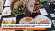 Presentaron materiales de alimentación saludable en braille para una nutrición más inclusiva