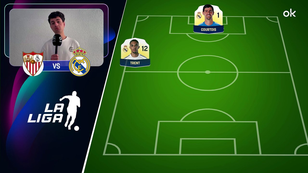 Alineación posible del Real Madrid contra el Sevilla: Mbappé y 10 más en el Pizjuán