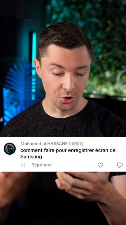 Comment faire pour faire un enregistrement d'écran avec un téléphone Samsung ? #astuce #astuces #samsung #android #tips