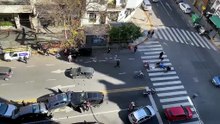 Sufrió un ataque de epilepsia, perdió el control de la camioneta y provocó un choque múltiple
