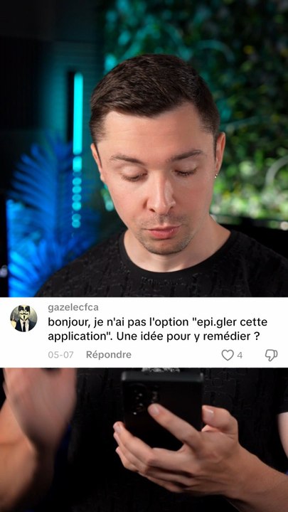 Voici comment activer l'option d'épinglages d'une application sur ton téléphone #astuce #astuces #samsung #android #tips