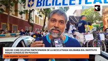 Más de 2.500 ciclistas participaron de la Bicicleteada Solidaria del Colegio Roque González