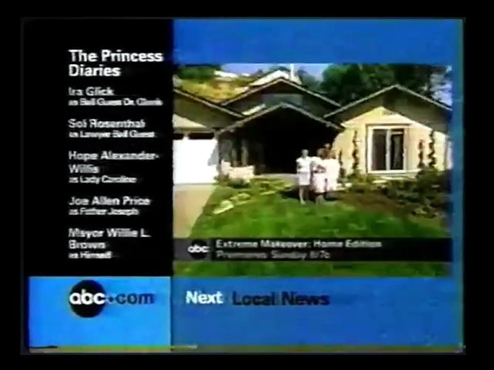 The Princess Diaries ABC Split Screen Credits (Update)