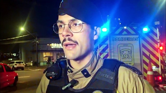 Tenente detalha acidente envolvendo três veículos no Bairro Coqueiral, em Cascavel