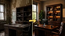 This abandoned kitchen got a complete luxury makeover 😳✨