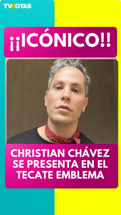 Christian Chávez se presenta en el Tecate Emblema 2026 con su icónico tema ‘Tras de mí’