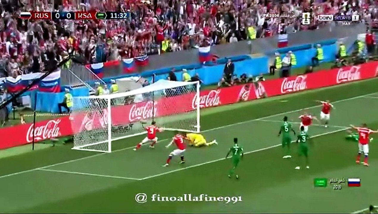 Russian VS Saudi world cup 2018 Group A