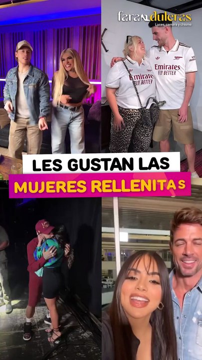 Famosos que les gustan las mujeres rellenitas