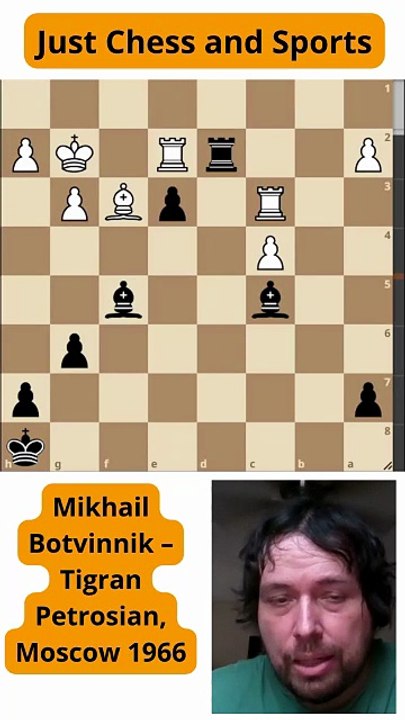Botvinnik pierde contra Petrosian con una pieza sobrecargada (1966)