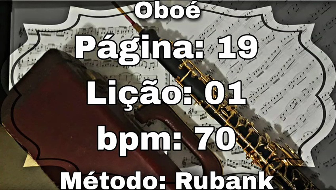 Página: 19 Lição: 01 - Oboé [70 bpm]
