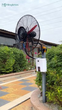 Mingletec BLDC industrial wall mounted mist fan#mingletec #BLDC #industrialfan #wallmounted #wallfan