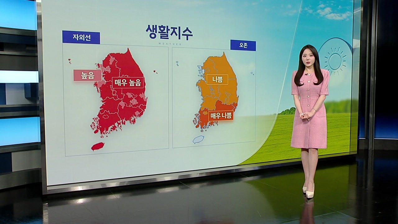 [날씨] 오늘도 한여름 더위 계속...대부분 오존 농도 '나쁨~매우 나쁨' / YTN