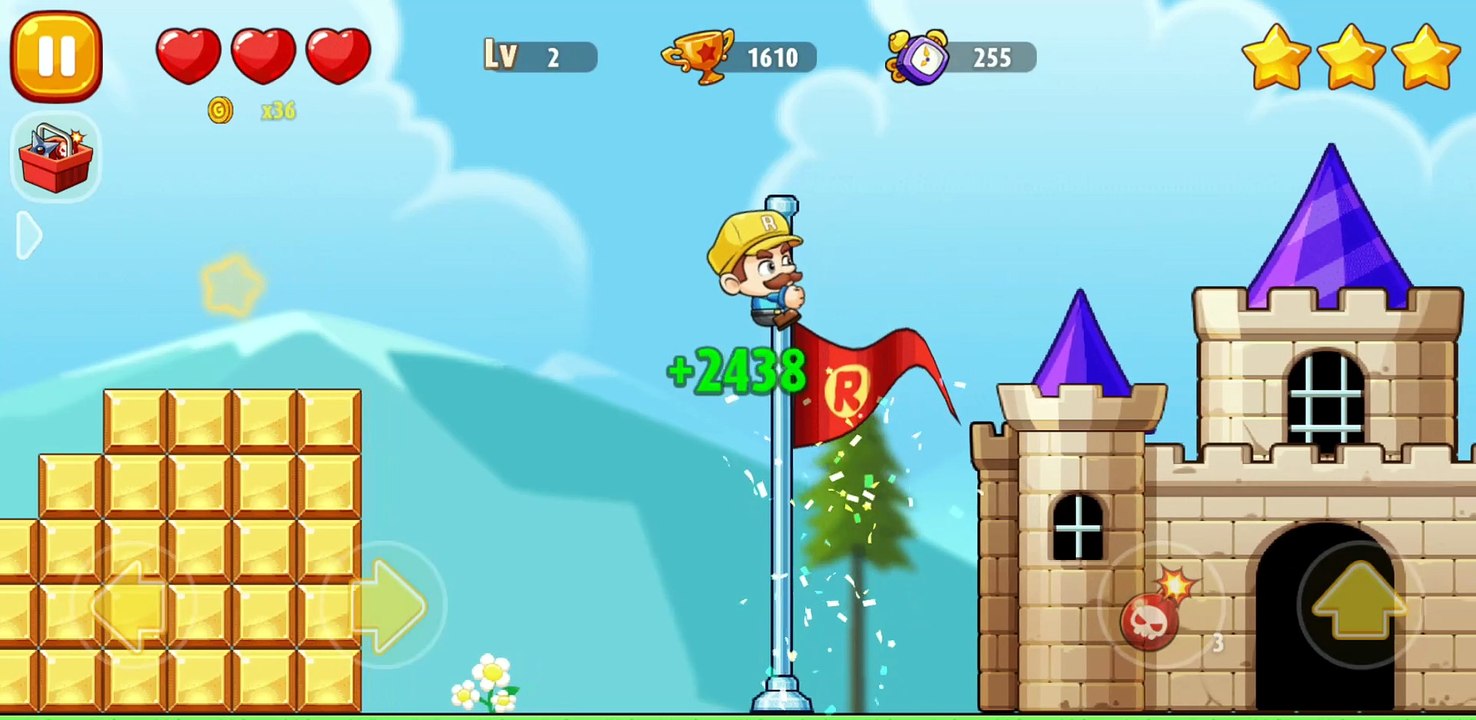 Super Rico World Level 1-3 are Views in Good Jam Games