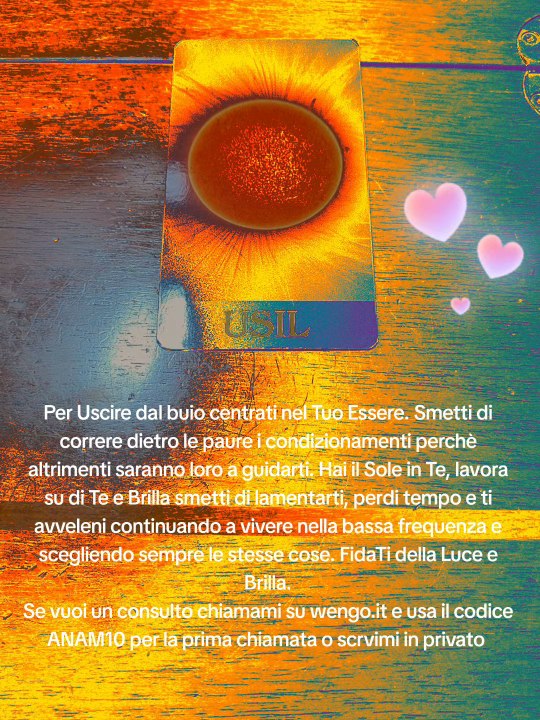 CENTRATi SUL SOLE INTERIORE