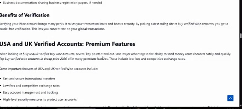 op 5 Trusted Sites to Buy Verified Wise Accounts Safely