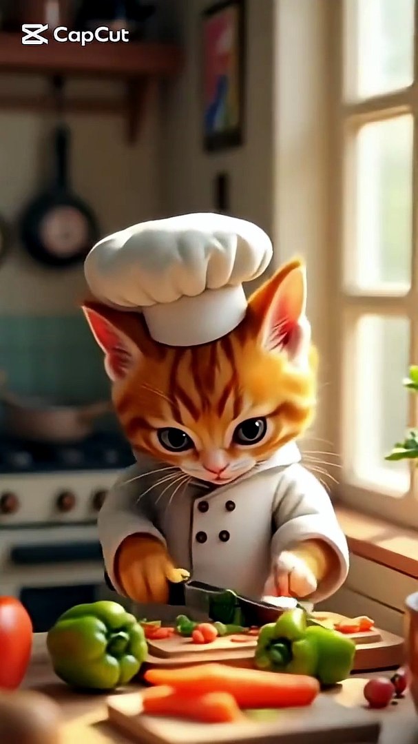 ⁣Kitten Cooking 😻🍳  Chef Kittens in Action
