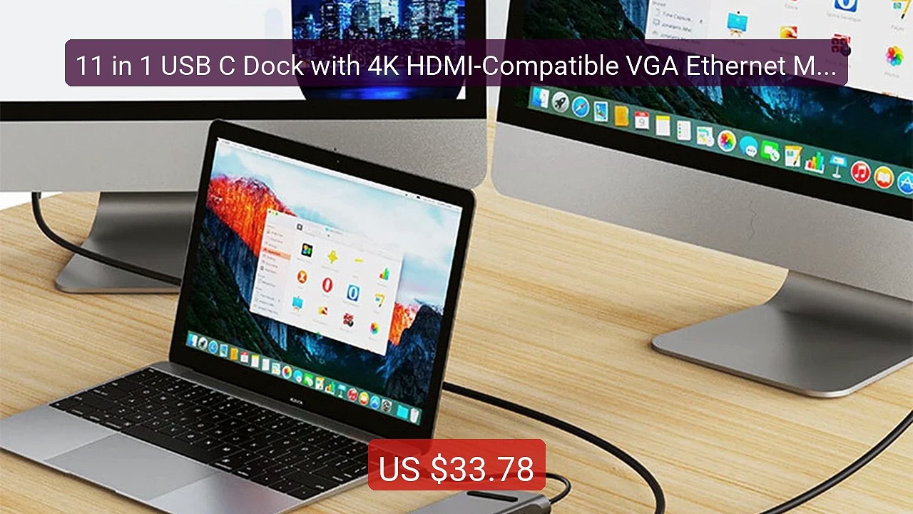 11 in 1 USB C Dock with 4K HDMI-Compatible VGA Ethernet Multiport A... — Top Rated 2026 | Buy Now!
