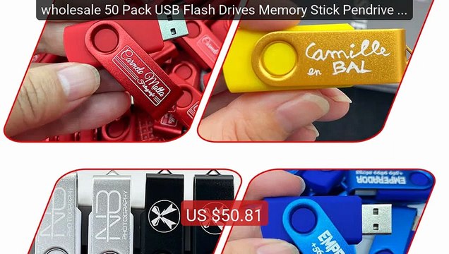 wholesale 50 Pack USB Flash Drives Memory Stick Pendrive Th... — Top Pick 2026 | Unbeatable Price!
