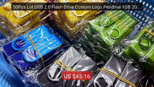 50Pcs Lot USB 2.0 Flash Drive Custom Logo Pendrive 1GB 2GB 4GB... — Hot Deal 2026 | Limited Offer!